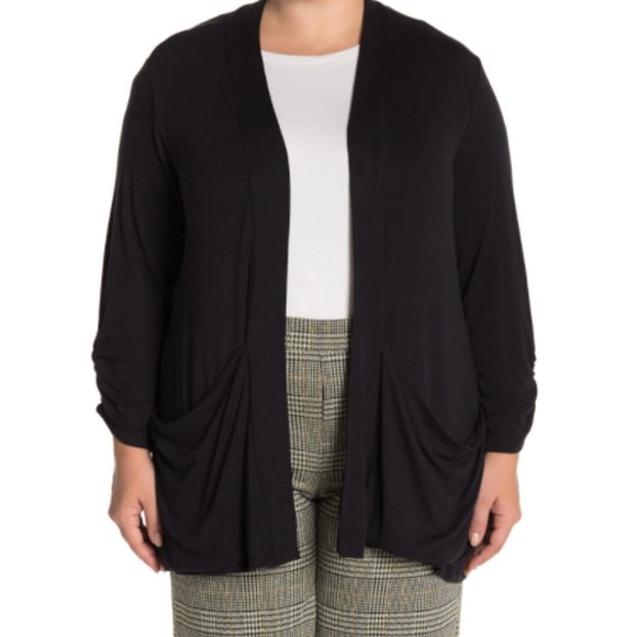 bobeau cardigan with pockets